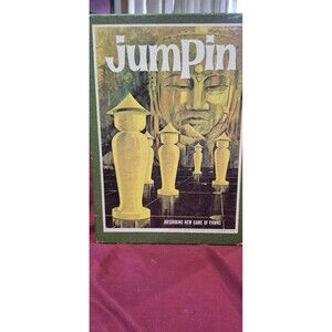 Vintage Jumpin Bookshelf Game Of Pawns Board Game by 3M Company Complete EUC
